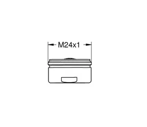 Grohe - Perlátor M24x1, chrom