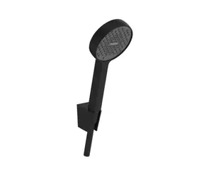 Hansgrohe - Set sprchové hlavice, držáku a hadice, 2 proudy, EcoSmart, matná černá