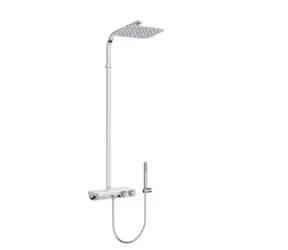 Ideal Standard - Sprchový set s termostatem, 30x20 cm, 3 proudy, chrom