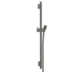 Hansgrohe - Sprchová tyč 65 cm se sprchovou hadicí, kartáčovaný černý chrom
