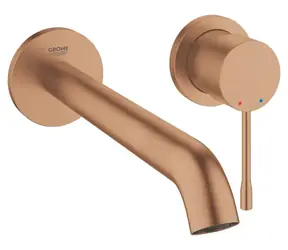 Grohe - Umyvadlová baterie L pod omítku, 2-otvorová instalace, kartáčovaný Warm Sunset