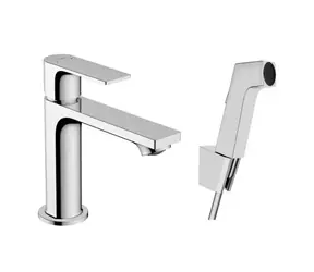 Hansgrohe - Umyvadlová baterie s bidetovou sprškou, chrom