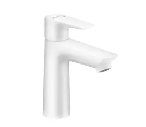 Hansgrohe - Umyvadlová baterie s výpustí, matná bílá