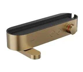 Hansgrohe - Termostatická vanová baterie, kartáčovaný bronz