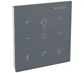 Geberit - Nástěnný ovládací panel pro elektronický bidet, černá