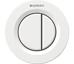 Geberit - Ovládání splachování pneumatické, pro 2 množství splachování, alpská bílá