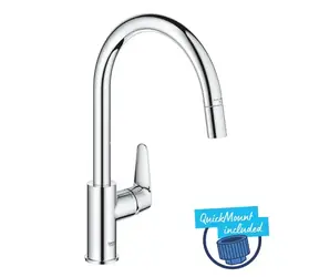 Grohe - Dřezová baterie s výsuvnou koncovkou, chrom