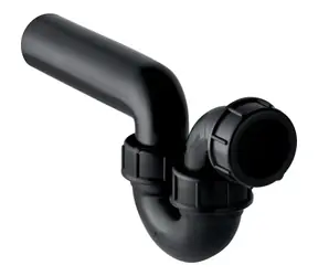 Geberit - Zápachová uzávěrka pro dřez, se svěrným šroubením, přívod/vývod vodorovný, d 50 mm, d1 50 mm