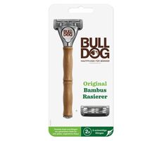 BULLDOG Original Bamboo strojek + 2 náhradní hlavice / Holicí strojek