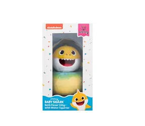 Corsair Toiletries BABY SHARK 120G BATH FIZZER & BATH SQUIRTER