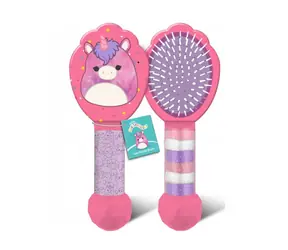 Corsair Toiletries SQUISHMALLOWS Hair Brush & 6 Hair Bobbles - kartáč na vlasy a gumičky do vlasů 6 ks / od 3 let