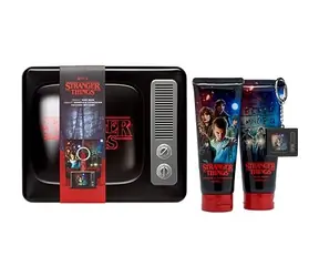 Corsair Toiletries STRANGER THINGS TIN SET - Koupelnová sada v plechové krabičce / 100 ml sprchový gel & 100 ml šampon