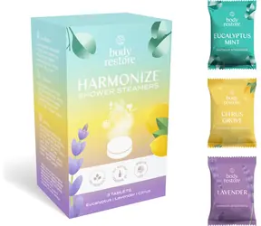 Body Restore Harmonize Shower Steamers / tablety do sprchy / vůně Mix / 3 ks