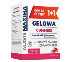 ALAVIS MAXIMA Gelowa Gummies 120 tablet + 60 kapslí / Kyselina hyaluronová / Collagen support / Doplněk stravy