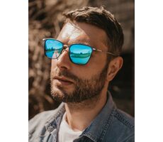 VeyRey Pánské polarizační sluneční brýle pilotky Tickles univerzální