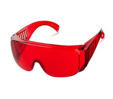 VeyRey Unisex spánkové brýle blokující modré světlo Edera červená univerzální