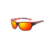 VeyRey Pánské polarizační sluneční brýle sportovní Gustav červená