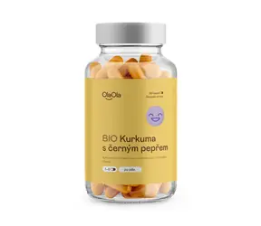 OlaOla BIO Kurkuma s černým pepřem / 90 kapslí