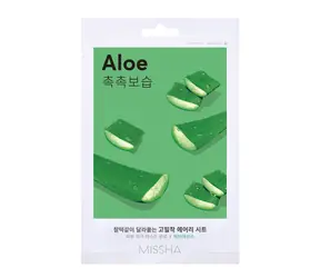 MISSHA Airy Fit Sheet Mask (Aloe) / Plátýnková maska s výtažkem aloe vera / 19g