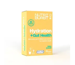 Nutriburst Elektrolyty Gut Health hydratační nápoj s vitamíny s příchutí manga 7ks 