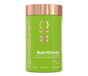 Nutriburst Premium NutriGreens – gumídci se superpotravinami a antioxidanty, jablko 60ks 