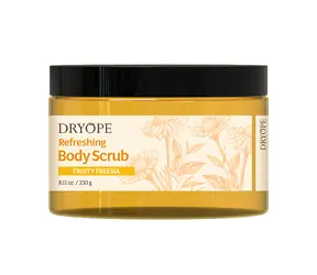 DRYOPE Refreshing Body Scrub Fruity Freesia 230g / tělový peeling