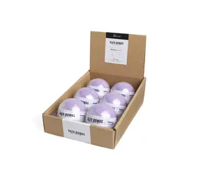 IDC Institute Bath Bombs Pure Energy Lavender 250 g / Šumivá bomba do koupele