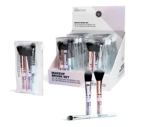IDC Institute Makeup Brush Set 3 ks / Sada štětců na make-up