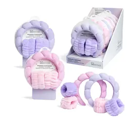 IDC Institute Skincare Headband and Wristband / Čelenka a náramek na péči o pleť
