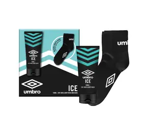 Umbro 2in1 Hair & Body Wash Ice 150 ml + Men's Socks / Sprchový gel na vlasy a tělo
