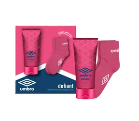 Umbro Body Wash Defiant 150 ml + Ladies' Socks / Sprchový gel