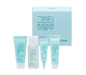 Ottie Green Tea Hyalu Trial Kit 4 ks (15 ml + 30 ml + 5 ml + 10 ml) / Zkušební sada