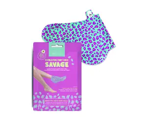 IDC Institute Exfoliating Printed Foot Mask / Exfoliační maska na nohy