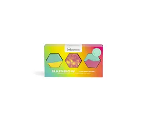 IDC Institute Cocktail Bath Bomb Tablets 3 x 35 g Rainbow / Šumivé tablety do koupele