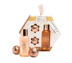 IDC Institute Scented Bath Bronze Gift Set 3 ks / Dárková koupelová sada Bronze