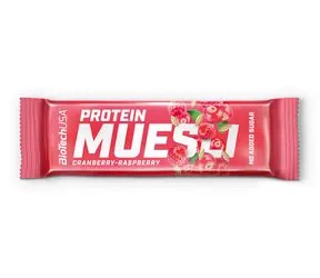 BioTech Protein Muesli Bar 30 g cranberry raspberry