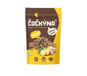 Čočkýna Smažená Čočka Bio 40 g zázvor