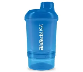 BioTech Šejkr 300 + 150 ml modrý