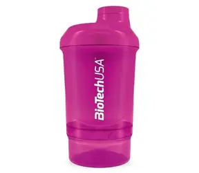 BioTech Šejkr 300 + 150 ml růžový
