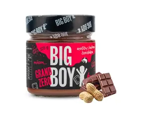 Big Boy Grand Zero 220 g arašídy s hořkou čokoládou
