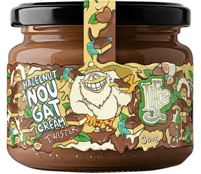 LifeLike Nougat Twister z lískových oříšků 300 g