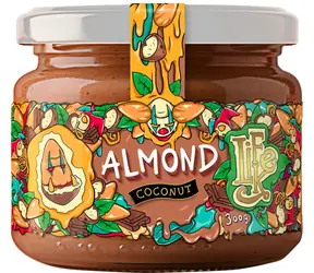 LifeLike Almond Coconut mandle kokos kakaové boby 300 g