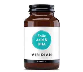 Viridian Folic Acid with DHA 90 cps