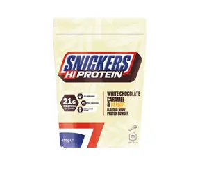 Snickers Hi Protein 455 g white chocolate caramel peanut