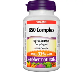 Webber naturals B50 Complex 80 tablet