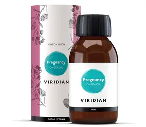 Viridian Pregnancy Omega Oil 200 ml (Směs olejů pro těhotné poskytující omega 3, 6 a 9)