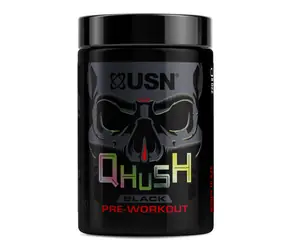 USN Qhush Black Pre - Workout 220 g berry blaze