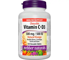 Webber naturals  C+D3 500 mg/500 IU 200 tbl natural orange