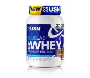 USN BlueLab 100% Whey Protein Premium 908 g caramel chocolate