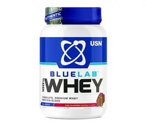 USN BlueLab 100% Whey Protein Premium 908 g choc blueberry gateau